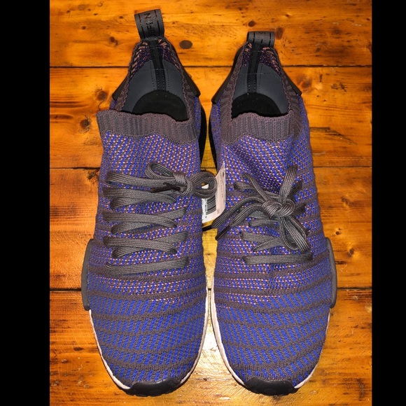 Adidas Men’s NMD_R1 STLT Primeknit Boost Running - Picture 7 of 8